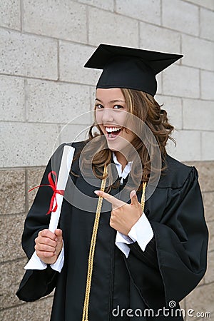 Graduate Stock Photo