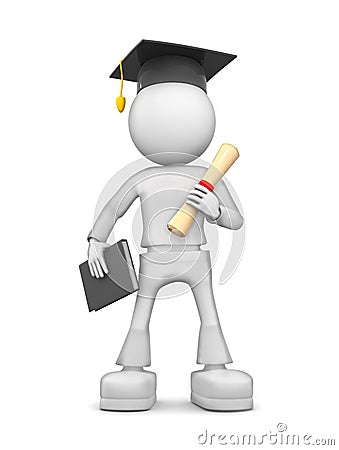 Graduate Stock Photo