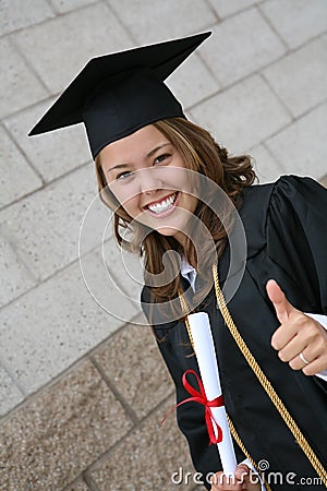 Graduate Stock Photo