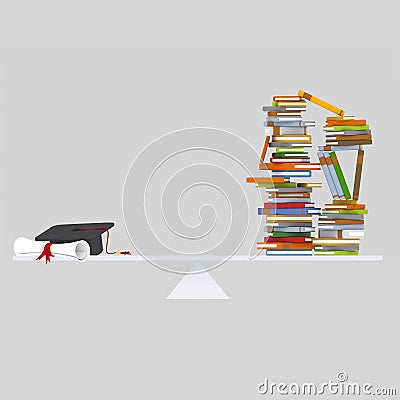 Graduate balance Stock Photo