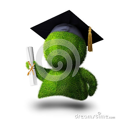 Graduate person Stock Photo