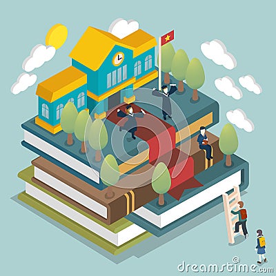 Graduated concept Vector Illustration