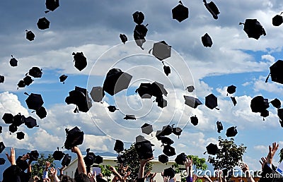 Graduation! Stock Photo