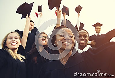 Graduation Achievement Student School College Concept Stock Photo