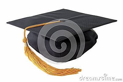 Graduation cap Stock Photo