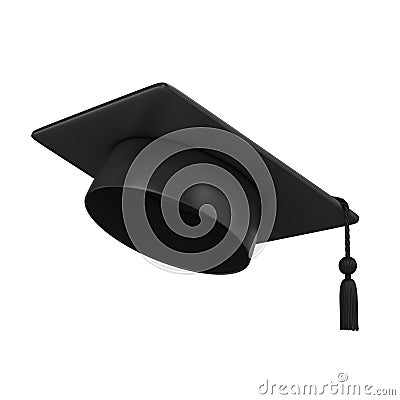 Graduation Cap 3d rendering Stock Photo