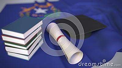 Graduation Cap, Books and Diploma on the Kuwaiti Flag. Higher Education in Kuwait Related Conceptual 3D Animation Stock Video - Video of graduate, certificate: 165170585 Graduation Cap, Books and Diploma on the Kuwaiti Flag. Higher Education in Kuwait Related Conceptual 3D Animation Stock Video - Video of graduate, certificate: 165170585