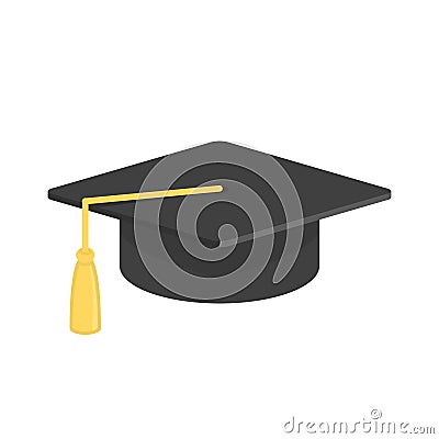 Vector graduation cap. Vector Illustration