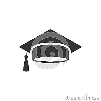 Graduation Cap Icon Vector Illustration