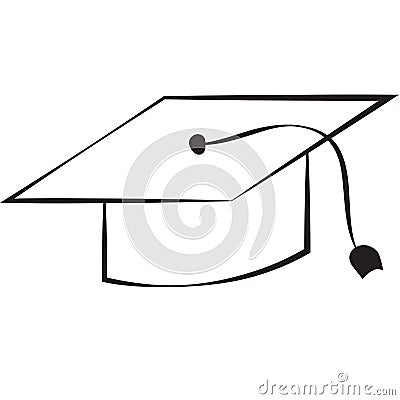 Graduation cap Stock Photo