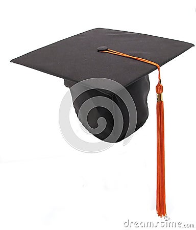 Graduation Cap and Tassel Stock Photo