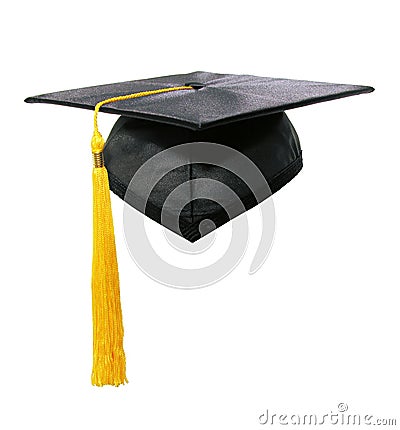 Graduation Cap and Tassle Stock Photo