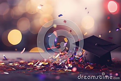 Graduation celebration event. Generate Ai Stock Photo