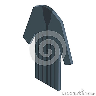 Graduation cloth icon isometric vector. College degree Vector Illustration