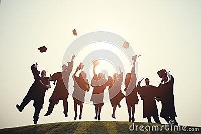 Graduation College School Degree Successful Concept Stock Photo