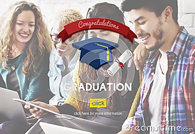 Graduation Graduate Education Academic College Concept Stock Photo