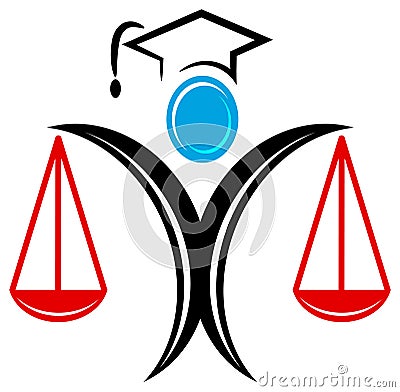 Graduation logo Vector Illustration