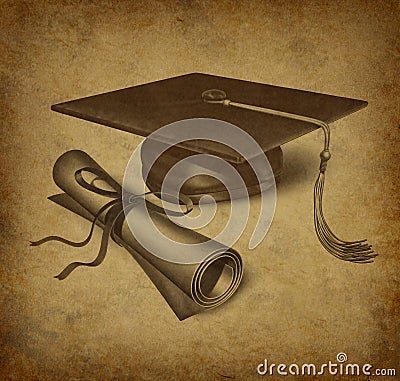 Graduation symbol Stock Photo