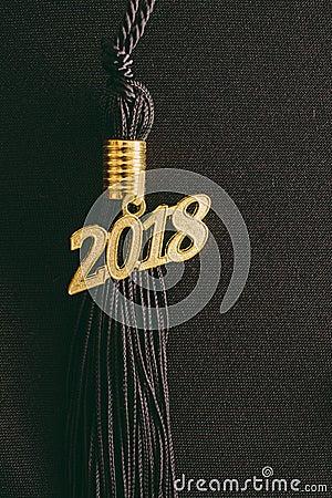 2018 Graduation Tassel Stock Photo