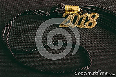 2018 Graduation Tassel Stock Photo