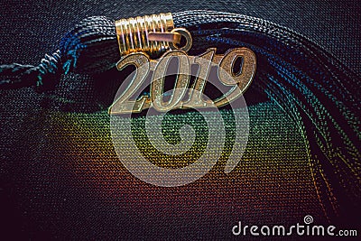 2019 Graduation Tassel Stock Photo