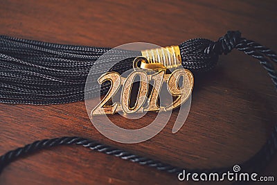 2019 Graduation Tassel Stock Photo