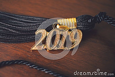 2019 Graduation Tassel Stock Photo