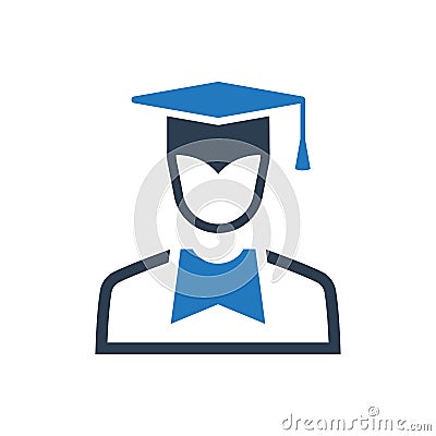 Graduation icon Vector Illustration