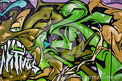 Graffiti Editorial Stock Photo