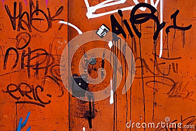 Graffiti background Stock Photo