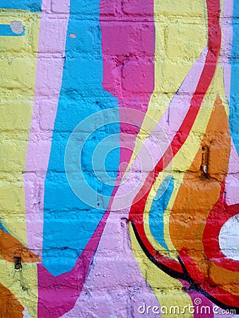 Graffiti, Multi-colored abstract graffiti texture Editorial Stock Photo