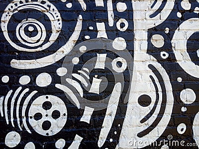 Graffiti, colored wall, Multi-colored abstract graffiti Editorial Stock Photo