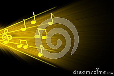 Musical Notes Stock Photo