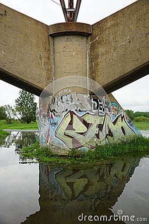 Graffiti spray paint Editorial Stock Photo