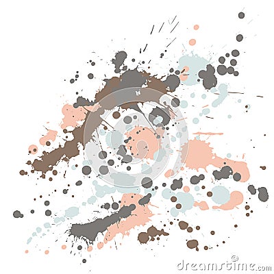 Graffiti spray stains grunge background vector. Vector Illustration