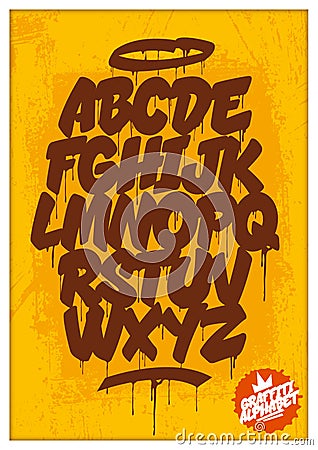 Graffiti street letters 2 Vector Illustration