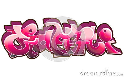 Graffiti urban art Vector Illustration