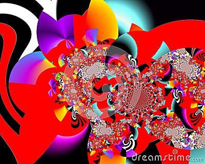 Grafik design art Abstract colorful painting Pictures new art Stock Photo