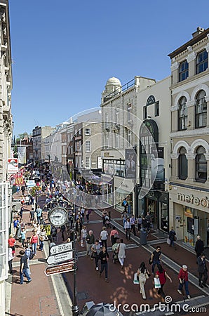 Grafton Street, Dublin Editorial Stock Photo