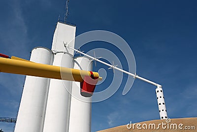 Grain Elevator Stock Photo