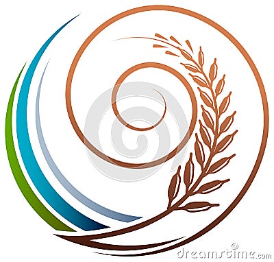 Grain swirl Vector Illustration