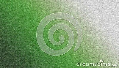 Grainy background, green glowing noise texture, abstract monochrome gradient banner. green noise background. green texture. header Stock Photo