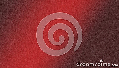 Grainy background, red glowing noise texture, abstract monochrome gradient banner. red noise background. red texture. header Stock Photo