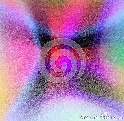 Grainy bright multicolored abstract background with smooth gradient transitions, retro background Stock Photo