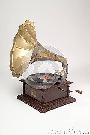 Gramophone Stock Photo