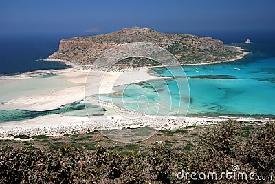 Gramvousa Island, Crete Stock Photo