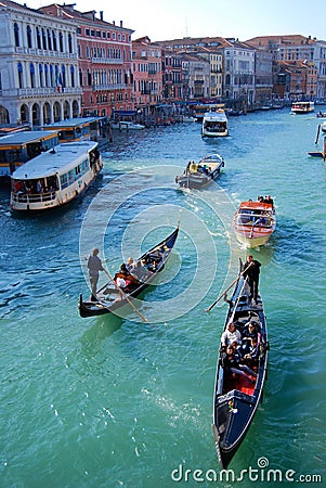 Gran Canal, Venecia Editorial Stock Photo