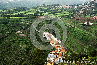 Gran Canaria landscape Stock Photo