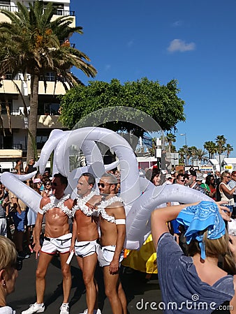 Gran Canary Gay Pride May 2017 - 13 Editorial Stock Photo