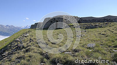 Gran Serin fortress, 1890-91 - Italy Stock Photo